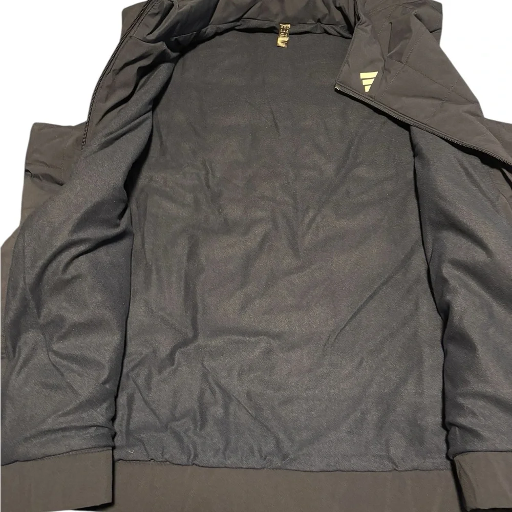 Adidas Men’s Quilted Full Zip Up Vest With Front Pockets Navy 2XL NWT